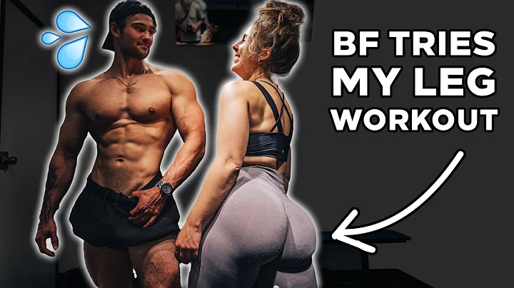 Boyfriend Tries My Leg Day!
