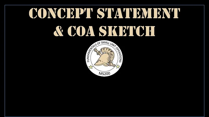 Concept Statement & Sketch