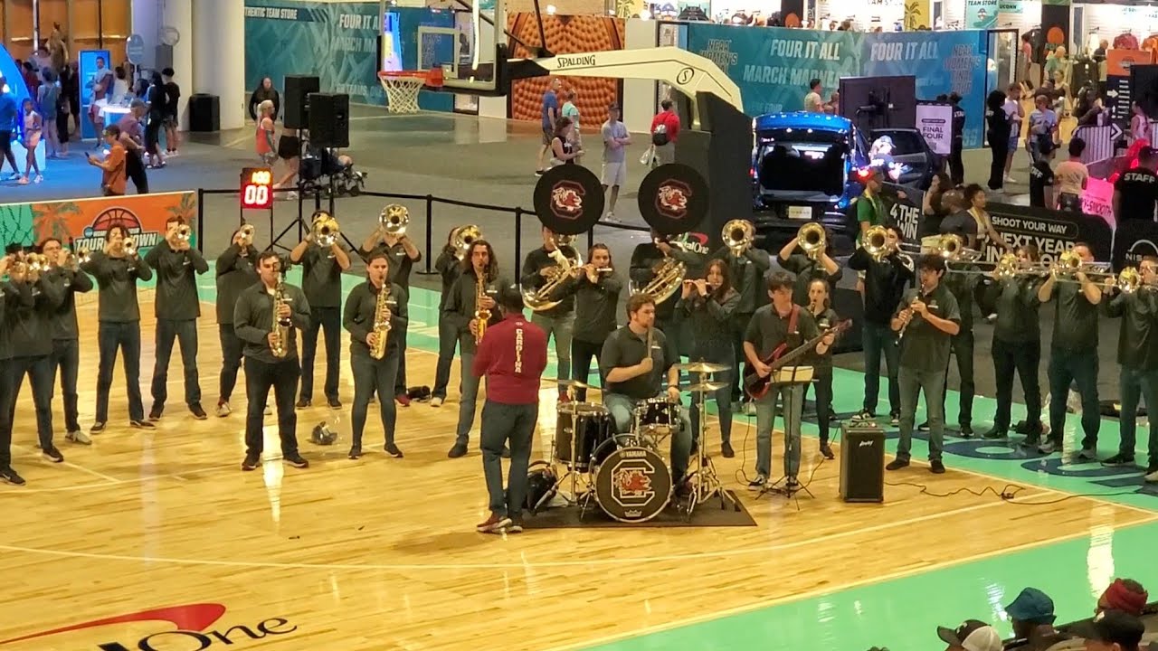 Carolina Band,  Cheerleaders, Dance Team | 2025 Women's Final Four Pep Rally | Tampa