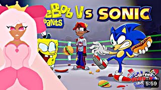 Je'Siah The Pink Girl Reacts To: "SPONGEBOB VS SONIC: The Ultimate Beatbox Showdown!"