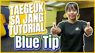 Blue Tip Pattern, Taegeuk 4, Taegeuk Sa Jang | Singapore Taekwondo Tutorial