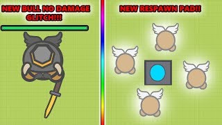 MOOMOO.IO NEW RESPAWN PAD & NEW BULL HAT NO DAMAGE GLITCH!! (MooMoo.io New Update!)