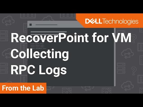How to collect RPC Logs in RecoverPoint for Virtual Machines