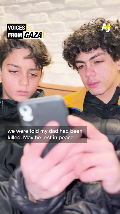 “Even now, I still can't believe that my dad has been killed.”  #gaza #israel #palestine