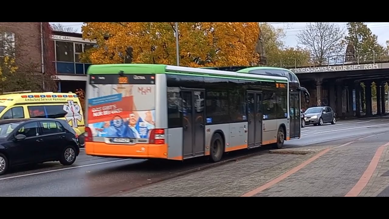 Filming Üstra Busses and  Various Trains at Bismarck Str.