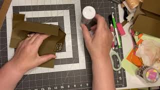 Box fold card idea made into a hidden journaling spot, come and look at this easy fold!!!