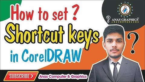 How To Creat Shortcut Key In Coreldraw