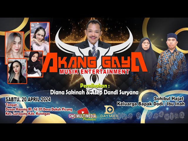 LIVE AKANG GAYA MAYUNG | Pernikahan Diana & Atep | Hajat Bapak Dodi/ Ibu Inah | Sabtu 20 April 2024 class=