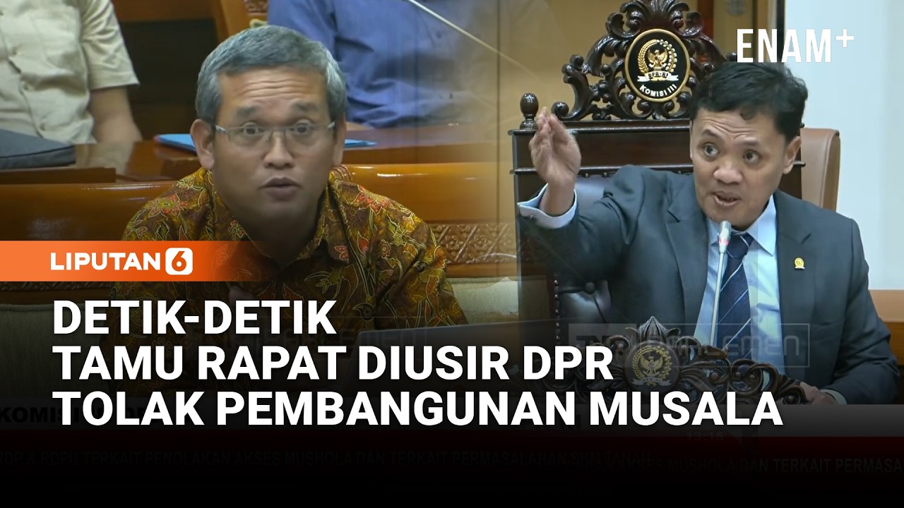 Detik-Detik Panas, Pengembang Bekasi Diusir DPR yang Emosi Soal Penolakan Pembangunan Musala