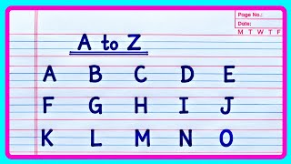 How to write capital letters | ABCD alphabets | ABCD writing | capital letters | ABCD capital let...