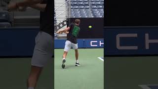 Daniil Medvedev @ Arthur Ashe Stadium @ U.S. Open, Queens NY 8/22/23 (Practice)