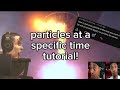 Particles at the SPECIFIC TIME in PRISMA 3D (tutorial #16)