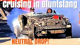 Bluntman In The 2002 Ford Bluntstang Is Blunted He Almost Lost It Folks Neutral Drop