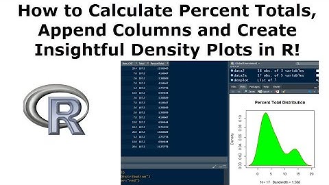 How to calculate percent totals in R