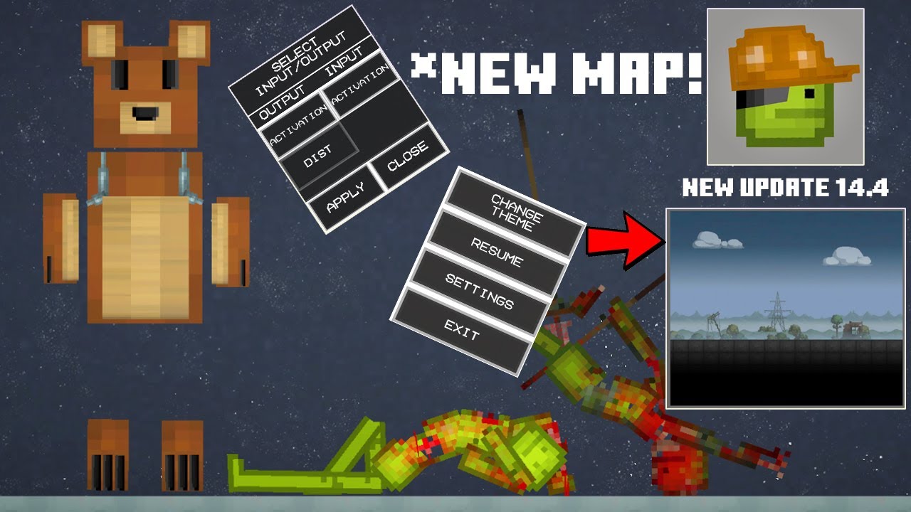 Melon Playground New Update 14.4 ( New Map, New Theme, Some Minor fixed ) 