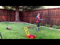 Yard work power tools  fun  a for kids