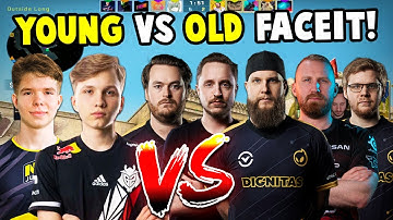 YOUNG TALENTS vs VETERANS FACEIT 🔥 - m0NESY & headtr1ck VS f0rest, olof, GeT_RiGhT, friberg & lekr0!