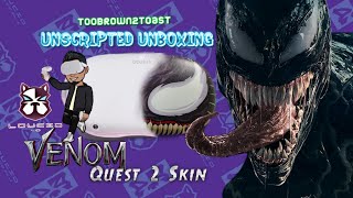 Unscripted Unboxing-Attempt to install Loucid Co Quest 2 Venom Skin Decal