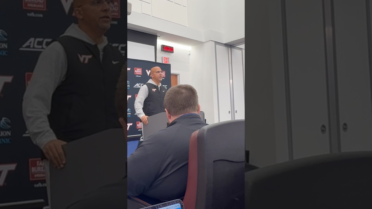 JAMES FRANKLIN ON THE HOKIES’ SECOND HALF ISSUES