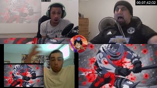 Katakuri stabs himself out of respect for Luffy, Conqueror Haki clash! Reaction Mashup! | One Piece
