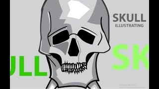 How to illustrate skull in Adobe illustrator Pirate Skull Vector Design Illustrator Adobe Illustrator