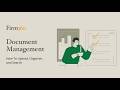 Firm360 Document Management Tutorial: Upload, Organize & Edit Files Efficiently