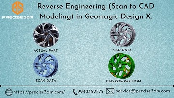 3D Scan to CAD Modeling - Reverse Engineering (Car Wheel RIM) using Geomagic Design X