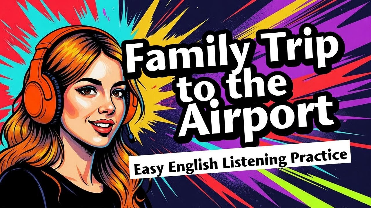Family Trip to the Airport | Easy English Listening Practice (B2 Level)