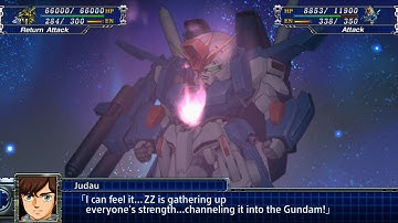 Super Robot Wars T ~Full Armor ZZ Gundam All Attacks~