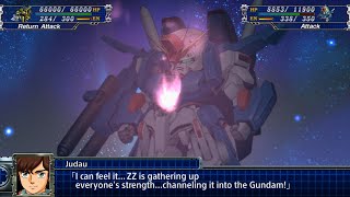 Super Robot Wars T Full Armor Zz Gundam All Attacks