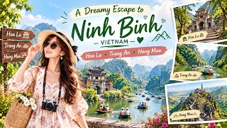 🌿✨ A Dreamy Escape to Ninh Binh | Hoa Lu, Trang An & Hang Mua | Vietnam