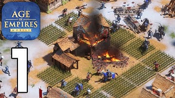Age of Empires Mobile Gameplay walkthrough - Part 1 (Android, iOS)