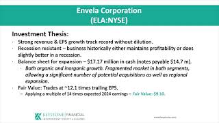 Envela Corporation (NYSE American: ELA) - Q&A hosted by Ryan Irvine, Keystone Financial