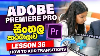 Lesson 36 | Adobe Premiere Pro Sinhala Course | Premiere Pro Tutorial Sinhala | Learn Adobe