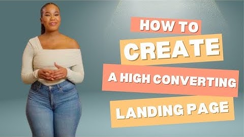 How to Create a High-Converting Landing Page! #landingpagedesign #websitedesign #wordpress