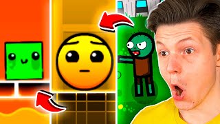 10 ИГР ВНУТРИ ОДНОЙ ИГРЫ В GEOMETRY DASH