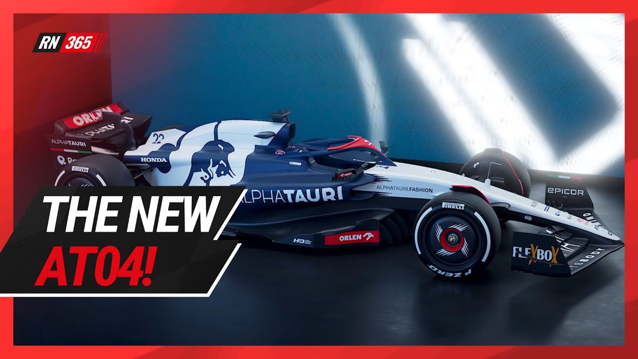 This is the AT04! The New AlphaTauri F1-Car