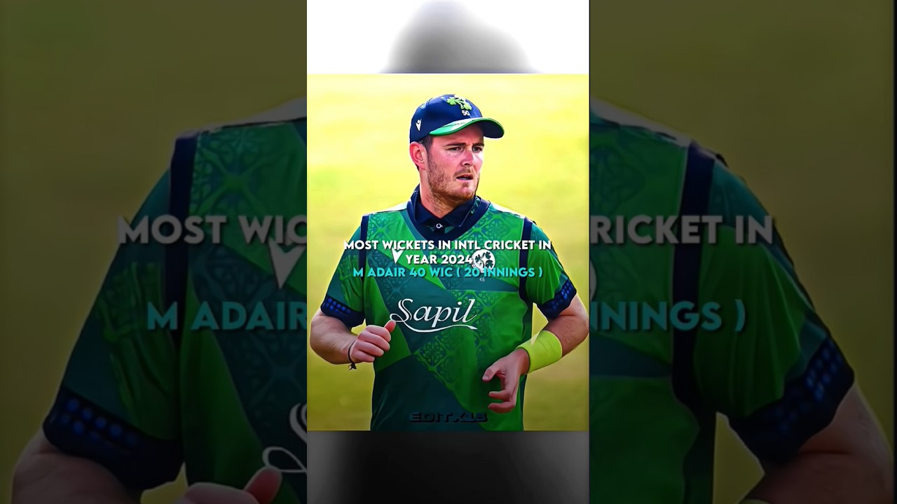 Most Wickets In Year 2024* ✨