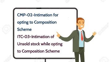 Intimation of opting to Composition Scheme CMP02 and ITC03