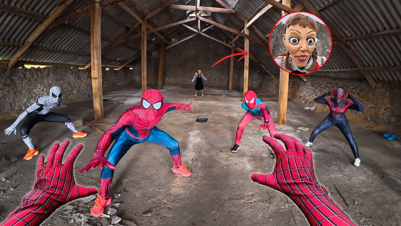 The 6 Spider-Man Brothers Escape Annabelle Serbian's Recording Tape || A Spectacular Chase!