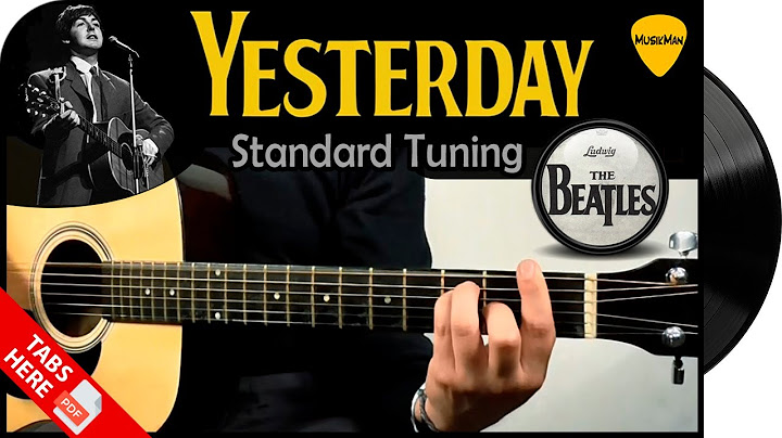 Yesterday Guitar version - Guitar performance video thumbnail