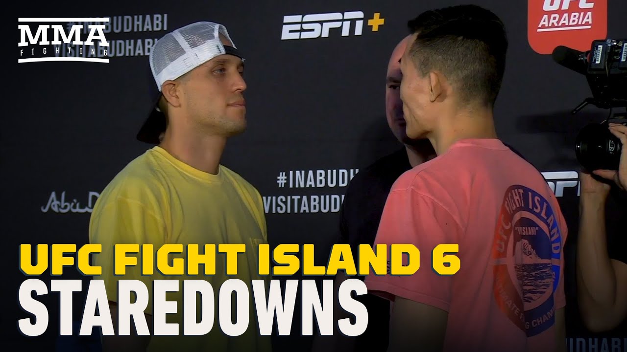 UFC Fight Island 6 Weigh-In Staredowns 