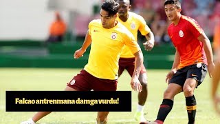 Falcao antrenmana damga vurdu!