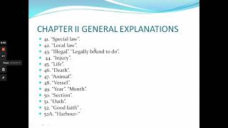 IPC SECTION 41-52A | CHAPTER-2 | PART-4 | INDIAN PENAL CODE,1860