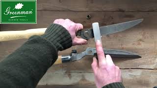 How to maintain your Straight Edge Shears from Greenman Garden Tools