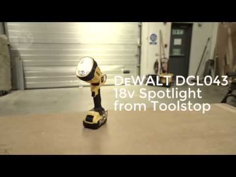 DeWALT DCL043 XR Cordless LED Spotlight from Toolstop