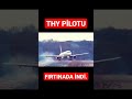 Fırtınadan kimse piste inemedi.Sadece THY Pilotu indi.🔥🇹🇷🔥 #turkishairlines