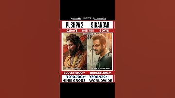 Pushpa 2 Vs Sikandar #youtubeshorts #subscribe #shortsfeed #shorts #shortvideo #trending #viralvideo