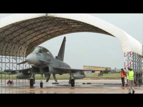 Eurofighter Typhoon sortie of the world's first civilian woman