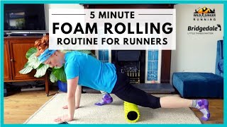 Best 5 minute FOAM ROLLING recovery routine for trail & ultra runners (do it while watching TV!)